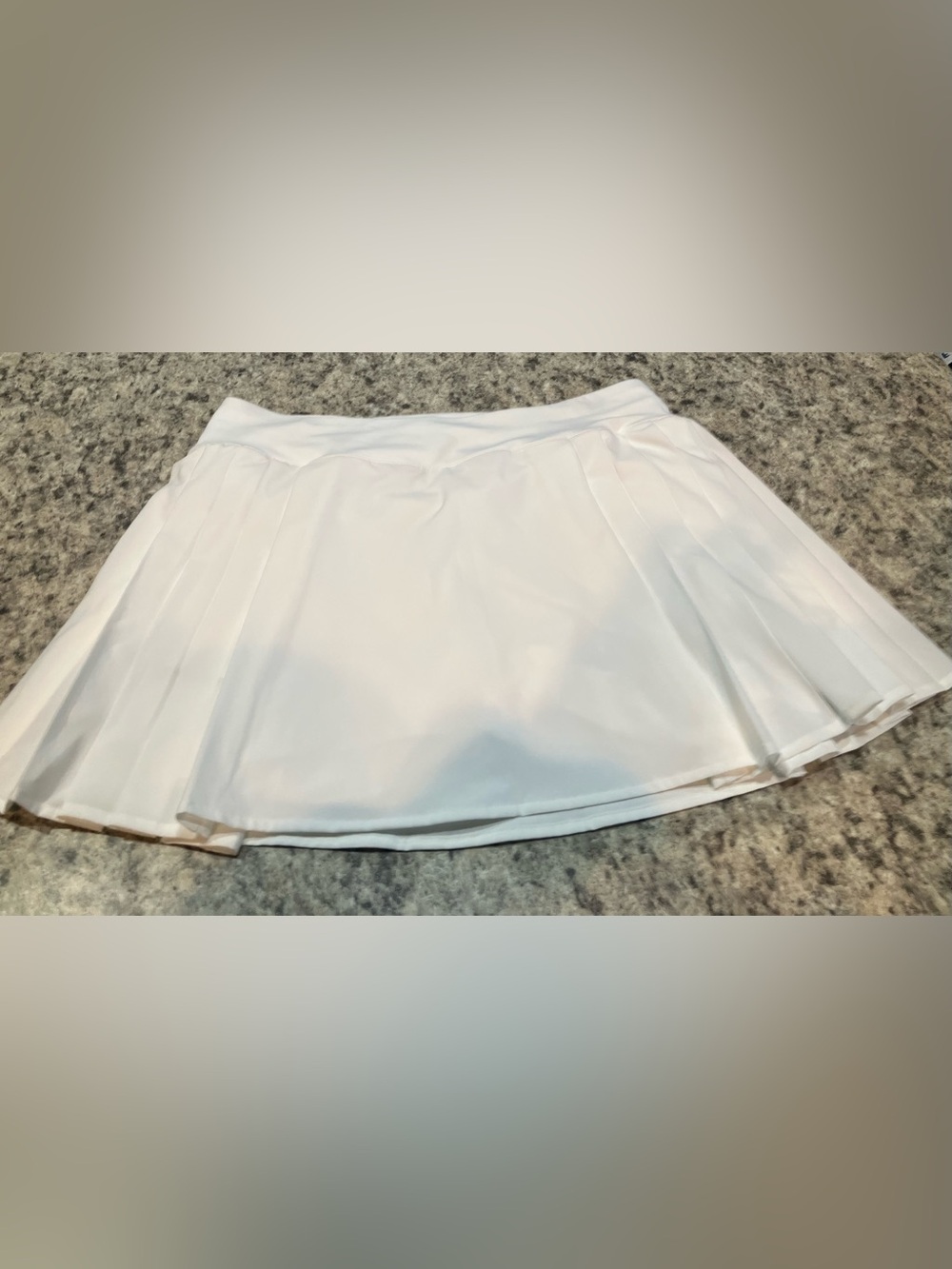lululemon athletica White Side Pleat High Rise Skirt/Skort